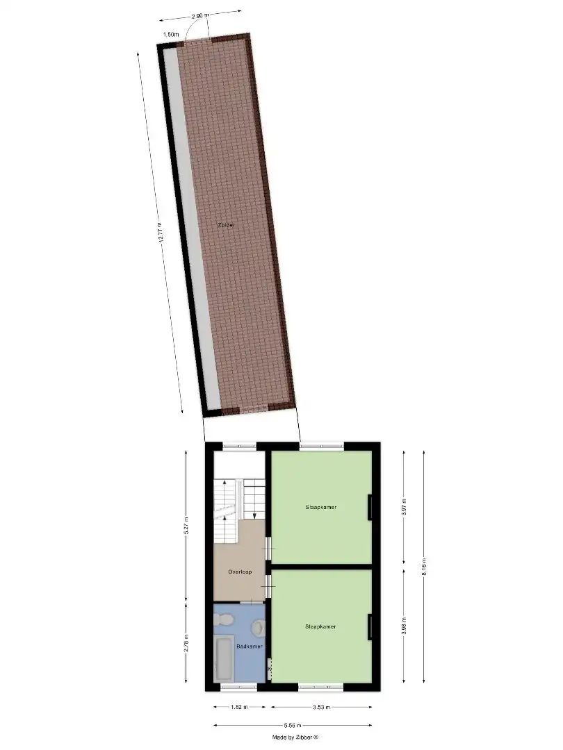 Ruime te renoveren woning met 3 slaapkamers in Lubbeek met doorgang langs het perceel van de buren. EPC: 736 KWH/m² foto 39
