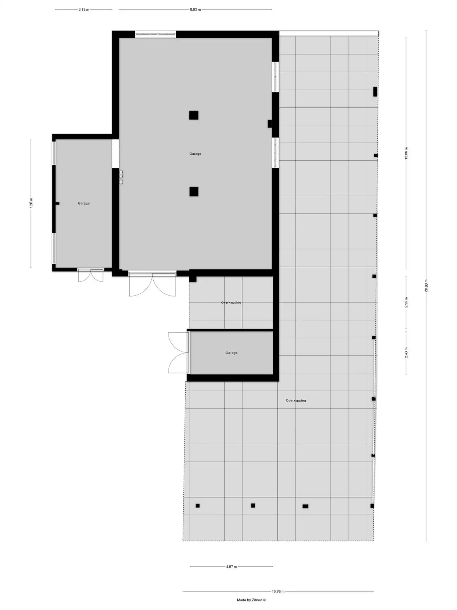 Woonhuis met tuin en grote schuren foto 22