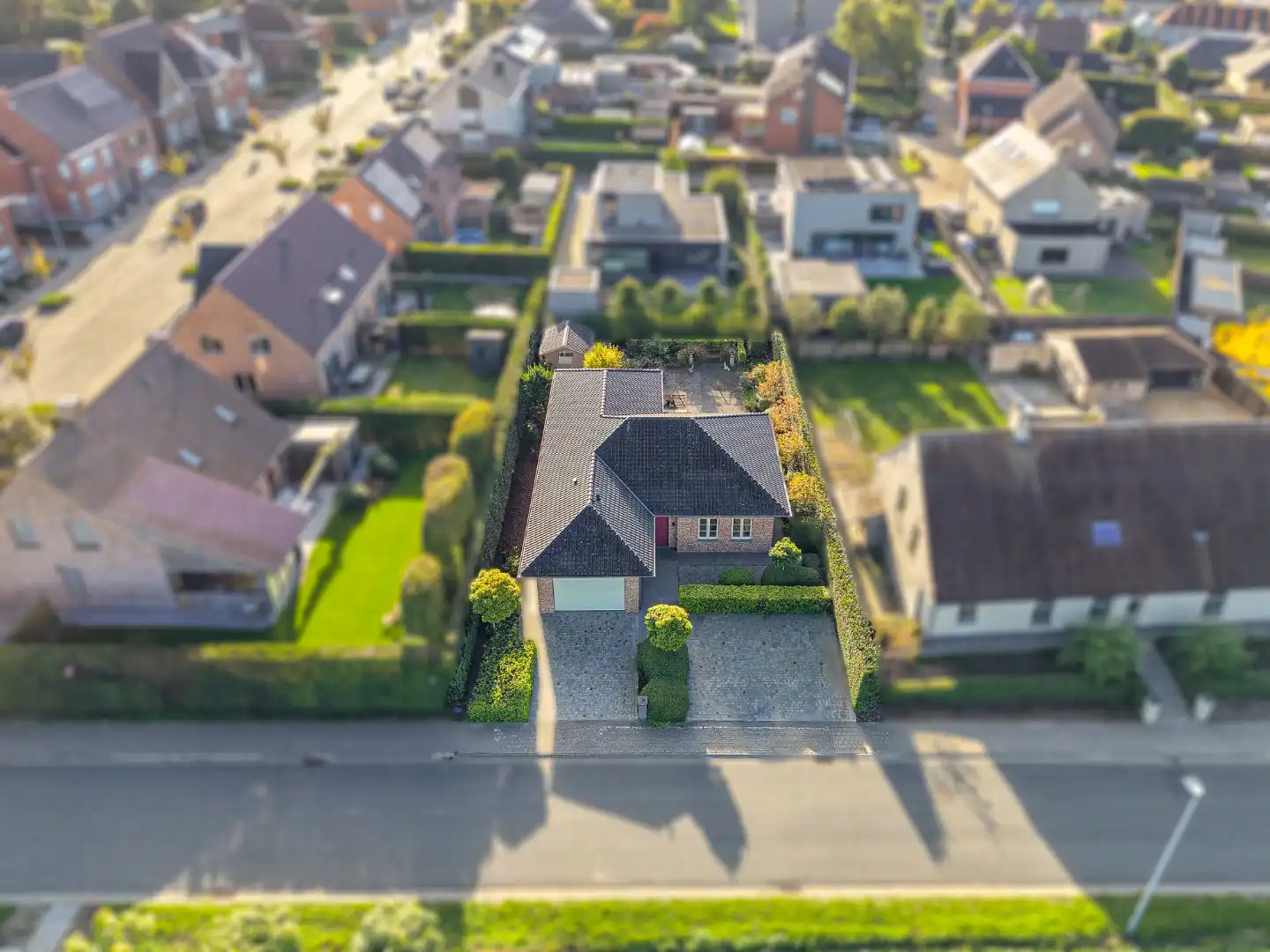 Instapklare, gelijkvloerse woning met garage en zuidgerichte tuin in Pittem foto 19