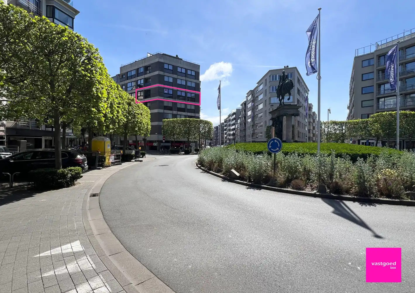 Lichtrijk hoekappartement met 2 slaapkamers en terras, hart van Oostende foto 17