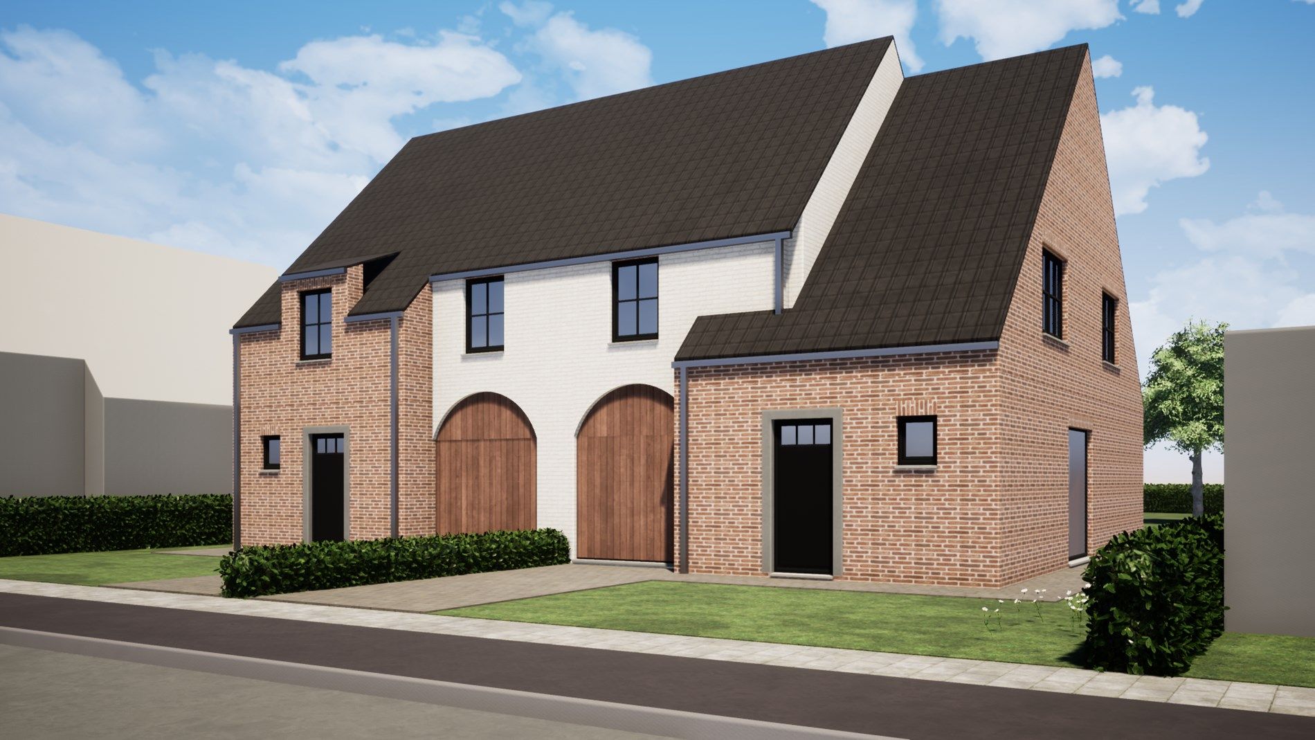 Ruime halfopen nieuwbouwwoningen nabij centrum Koekelare! foto 4
