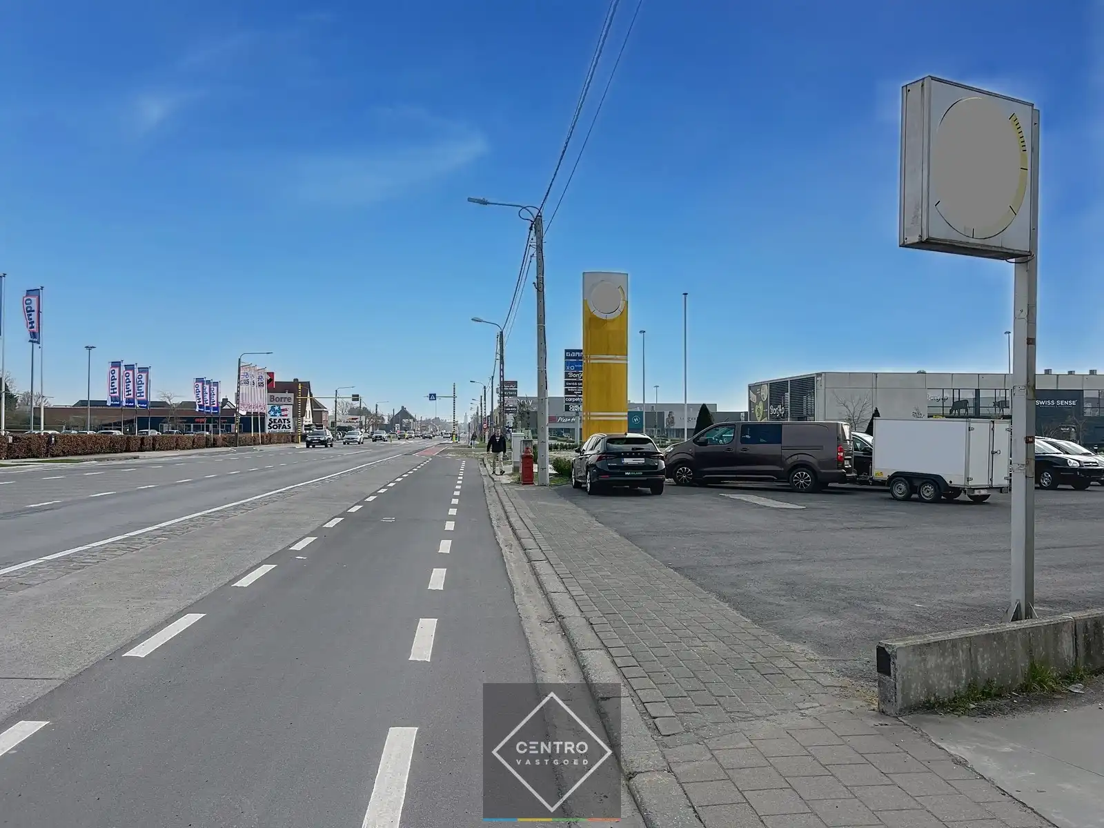 Commercieel gebouw (460m²) met verhard buitenterrein (heden AUTOWERKPLAATS) met uitbreidingsmogelijkheden en VEEL PASSAGE ! foto 18