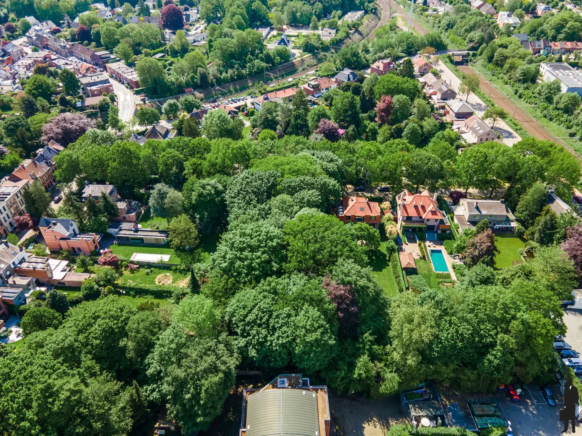 Exclusieve bouwgrond voor HOB in een groene oase te Mortsel foto 3
