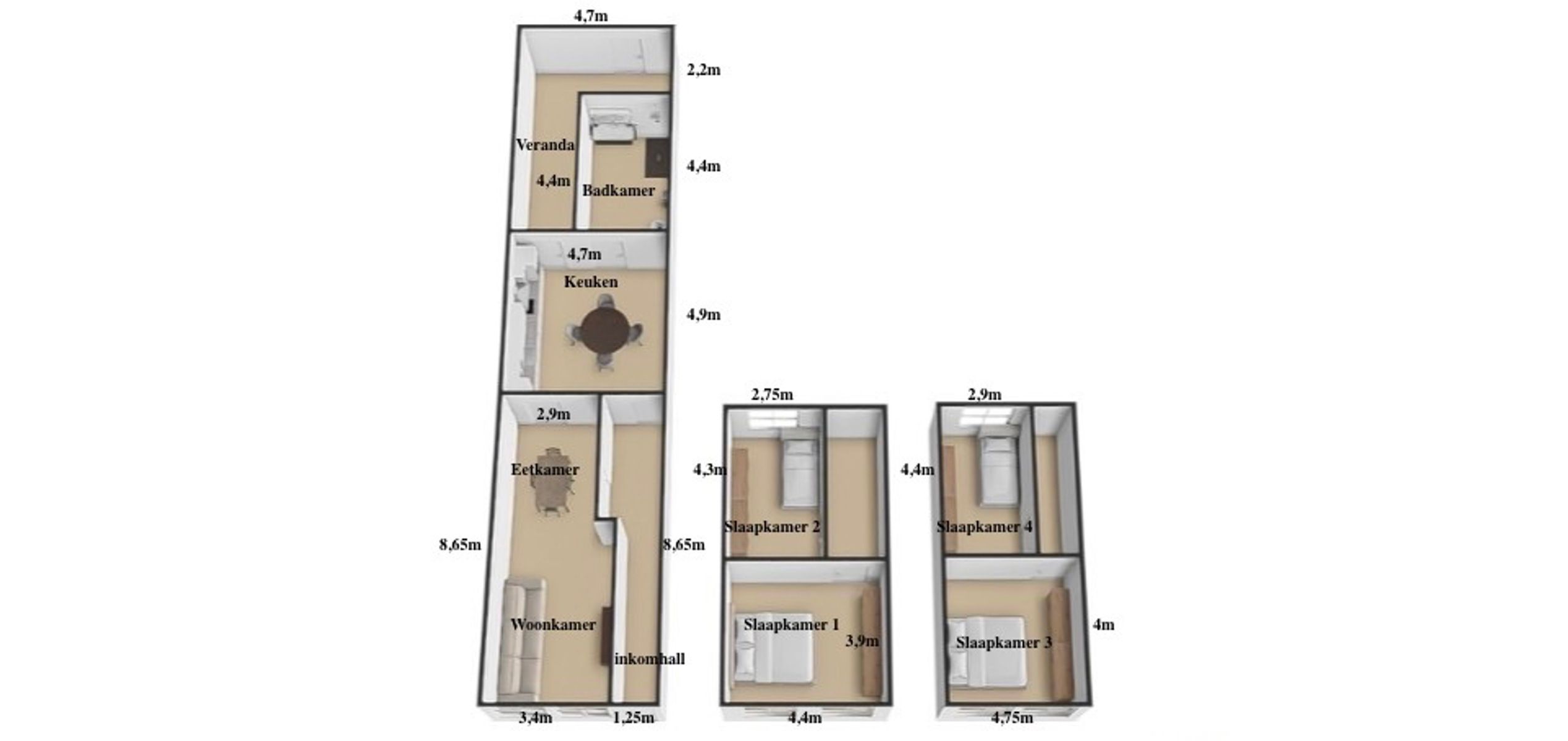 Centraal gelegen woning met charmante stadstuin én 4 SLPK! foto 17