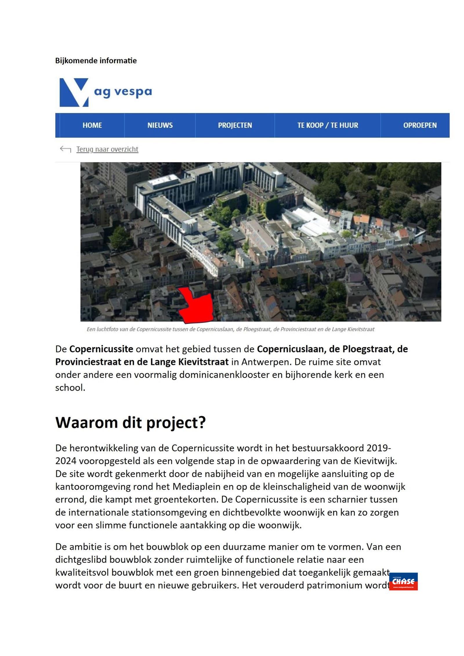 Projectgrond in centrum Antwerpen foto 3