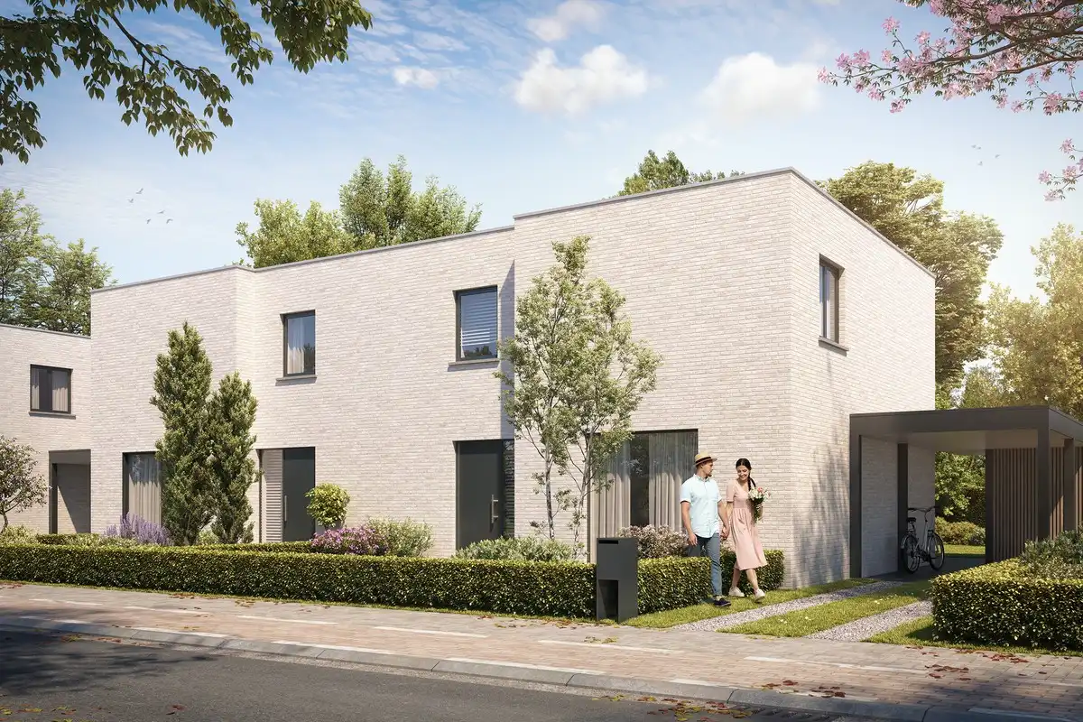 Moderne woningen nabij het centrum van Rumbeke foto {{pictureIndex}}