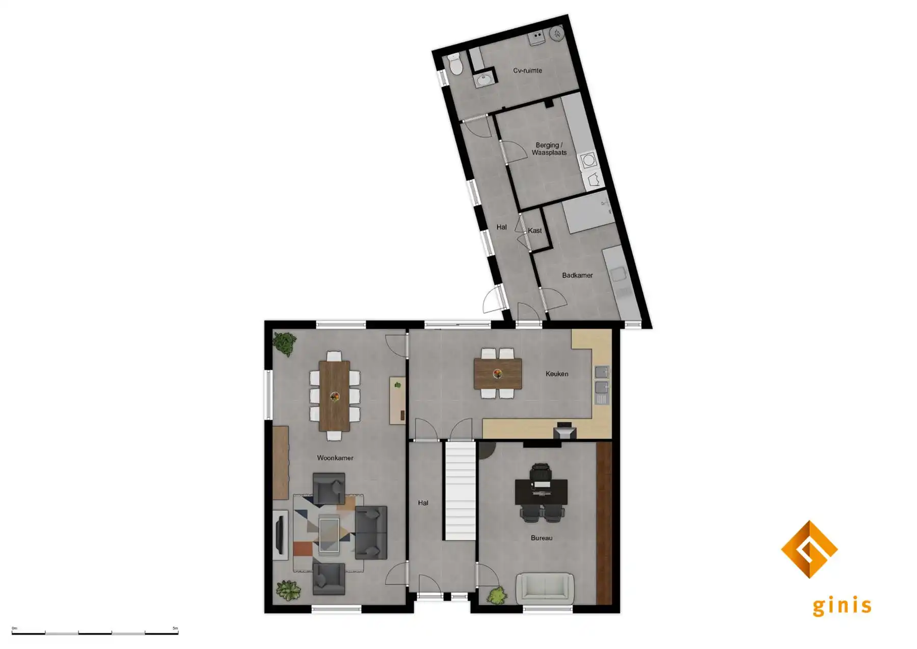 Zéér ruime woning met 5 slaapkamers en 2 badkamers op een ruim perceel van 12a40ca. Uitbreiding op zolder mogelijk! foto 26