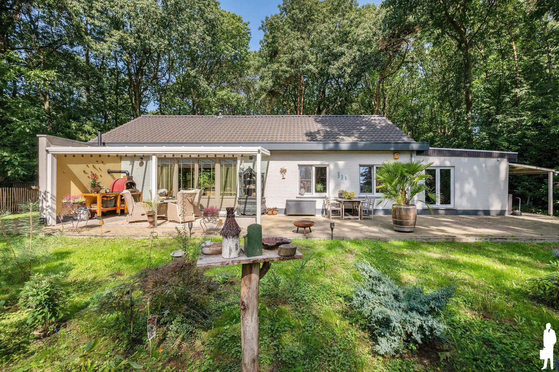 Volledig gerenoveerde gelijkvloerse woning met 2 slaapkamers en zonnige tuin in een rustige, bosrijke omgeving te Essen Wildert foto 37
