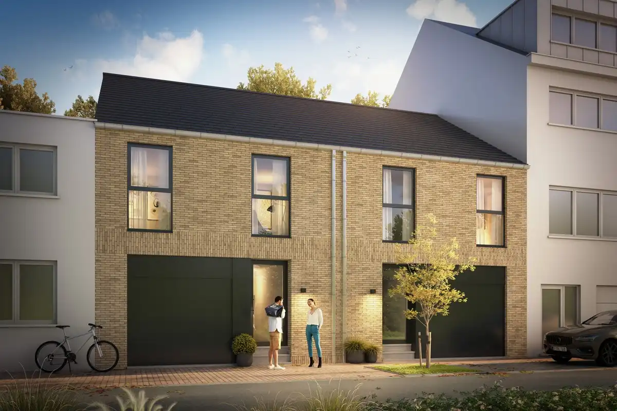 Rustig gelegen energiezuinige nieuwbouwwoning te Wemmel foto {{pictureIndex}}