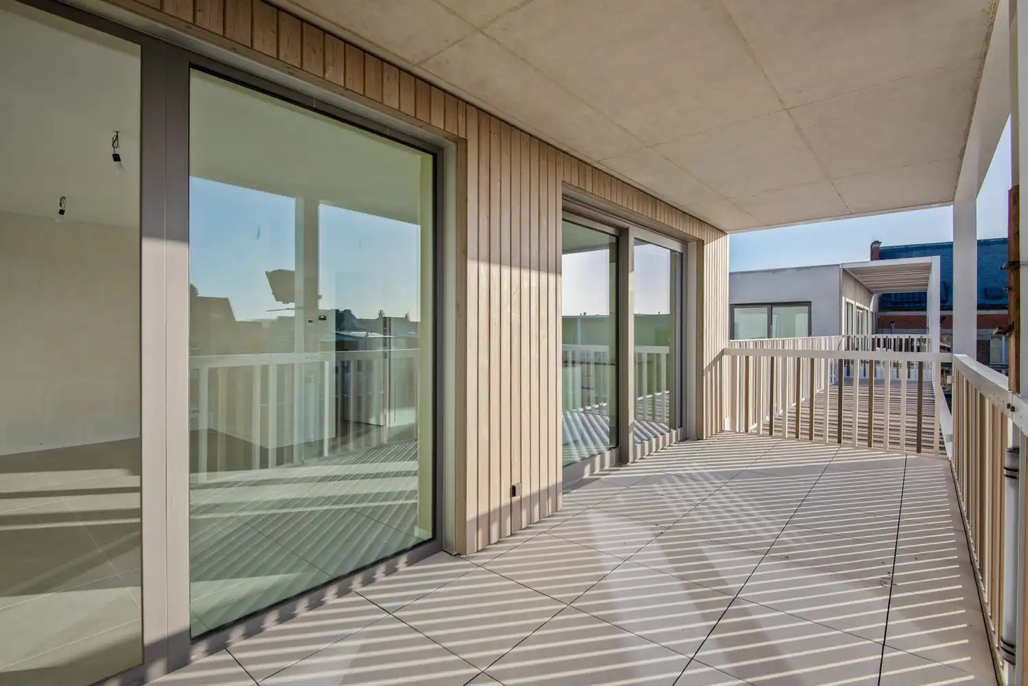 Ruim 1-slaapkamerappartement met groot terras op de derde verdieping – De Lesselier foto {{pictureIndex}}