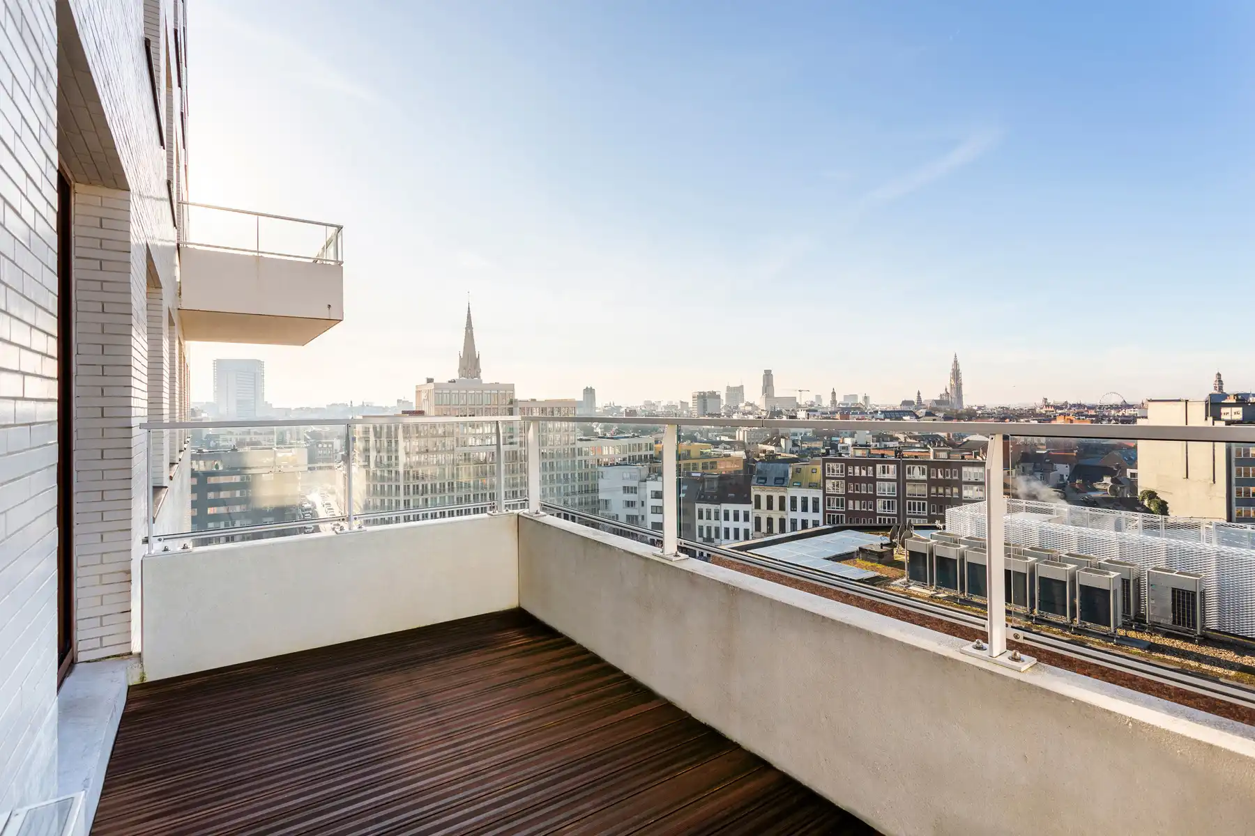 2 slpkappartement met terras & prachtig zicht over Antwerpen foto 3