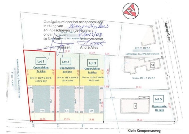 Bouwgrond voor open bebouwing in rustige, doodlopende straat in Waanrode foto 4