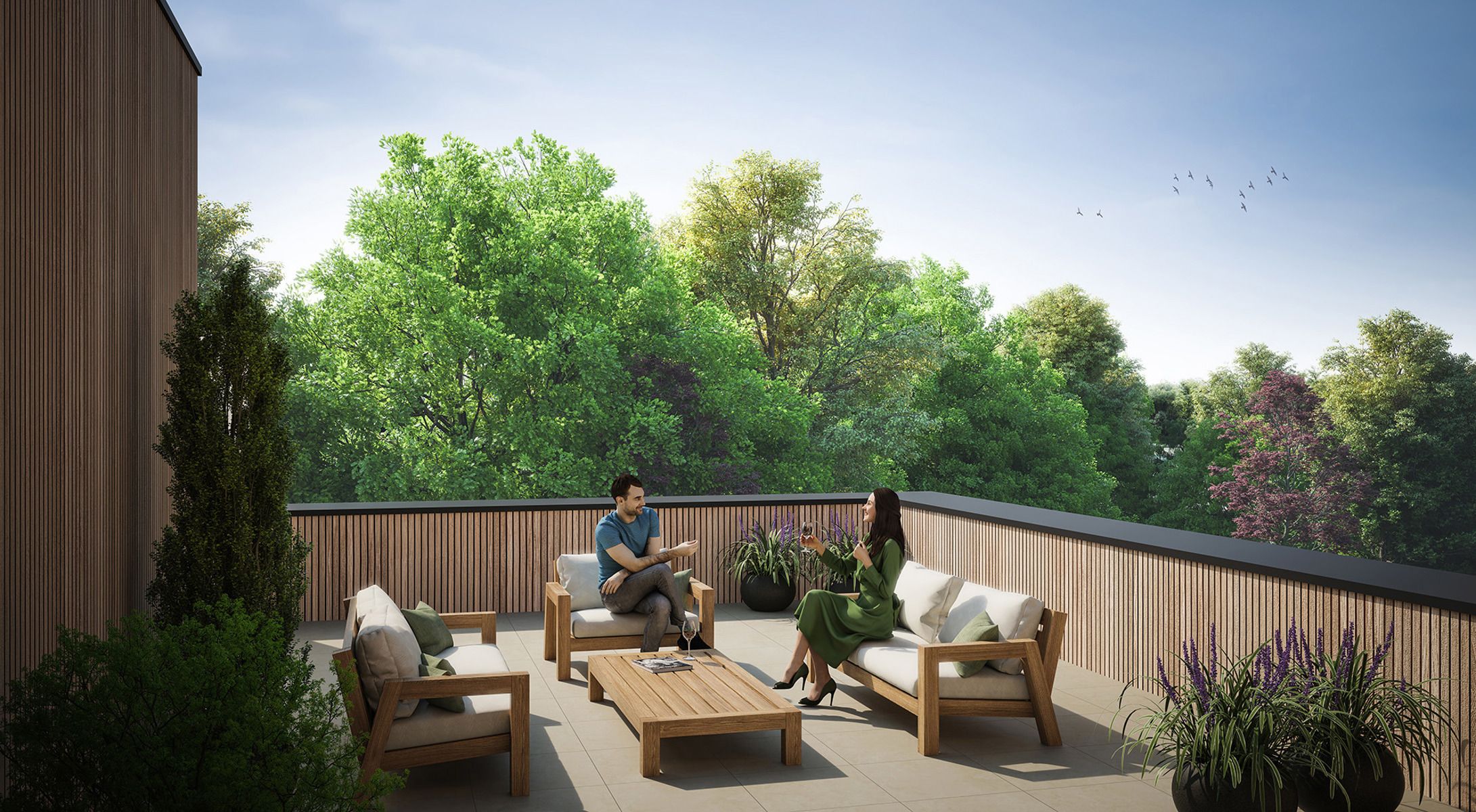 LAATSTE KANS! - Hoek-penthouse: Panoramisch zicht, enorm terras foto 4