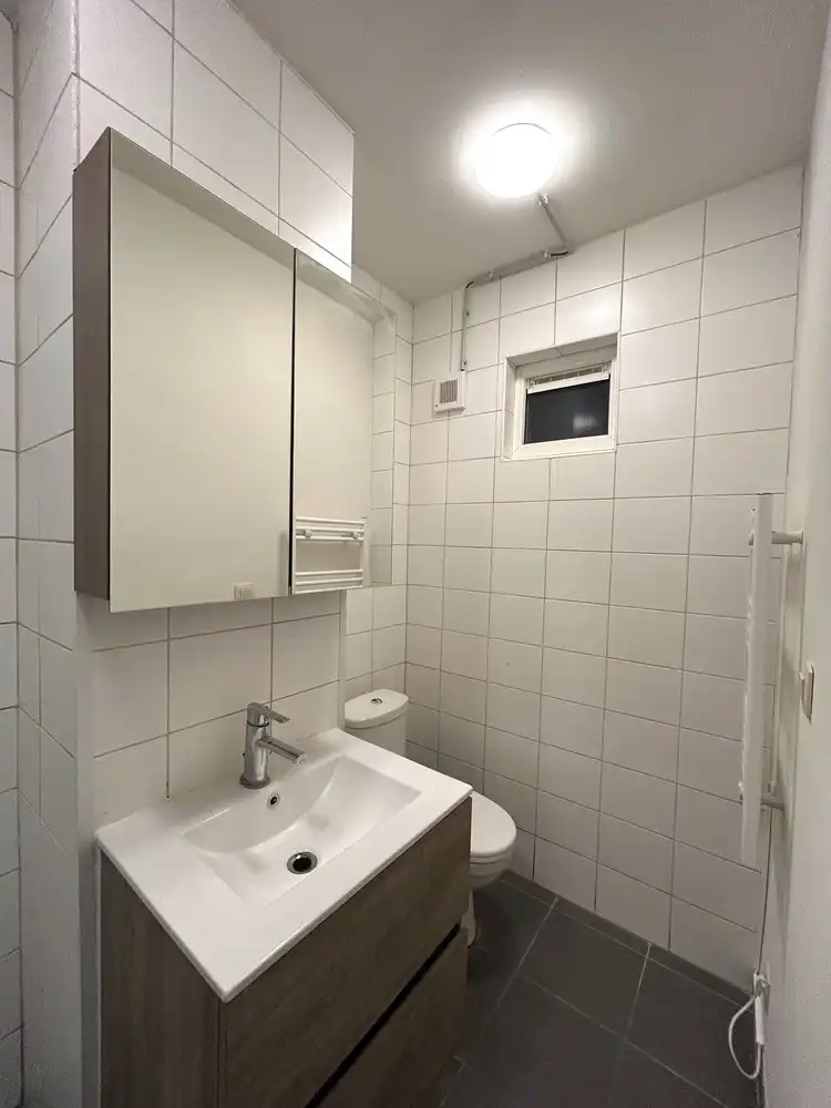 Instapklaar gelijkvloers 1-slaapkamerappartement met ruim terras in Leuven foto 11