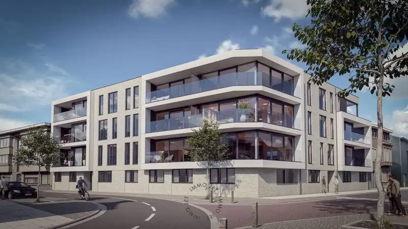 Nieuwbouwappartement op de tweede verdieping met terras en twee slaapkamers foto {{pictureIndex}}