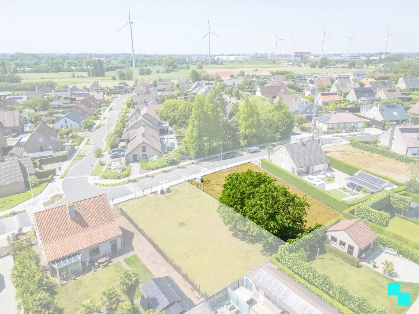 Aantrekkelijk gelegen bouwgrond te Kachtem van 655m² voor open bebouwing foto 7
