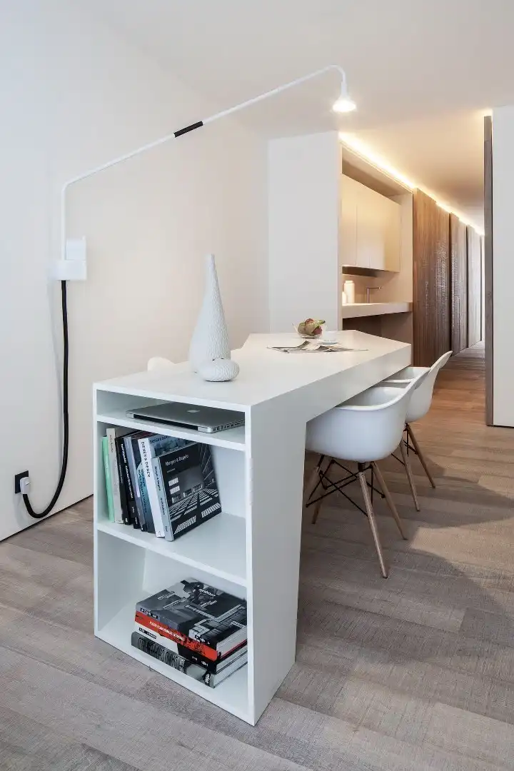 Uniek rolstoelvriendelijk en gemeubeld gelijkvloers appartement met terras dankzij hoogstaande architectuur  foto 2