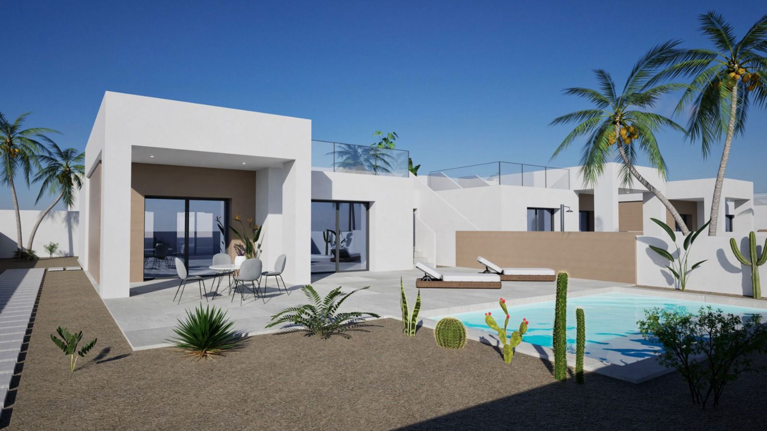 SPANJE - mooie L villa met bergzicht in leuk Spaans dorp foto {{pictureIndex}}