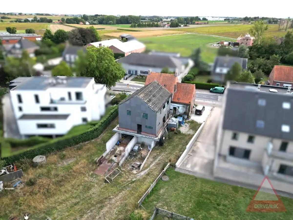 Passendale - Woning (in casco) met loods foto 8