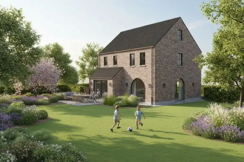 Nieuw te bouwen alleenstaande woning te Wortegem-Petegem. foto 2