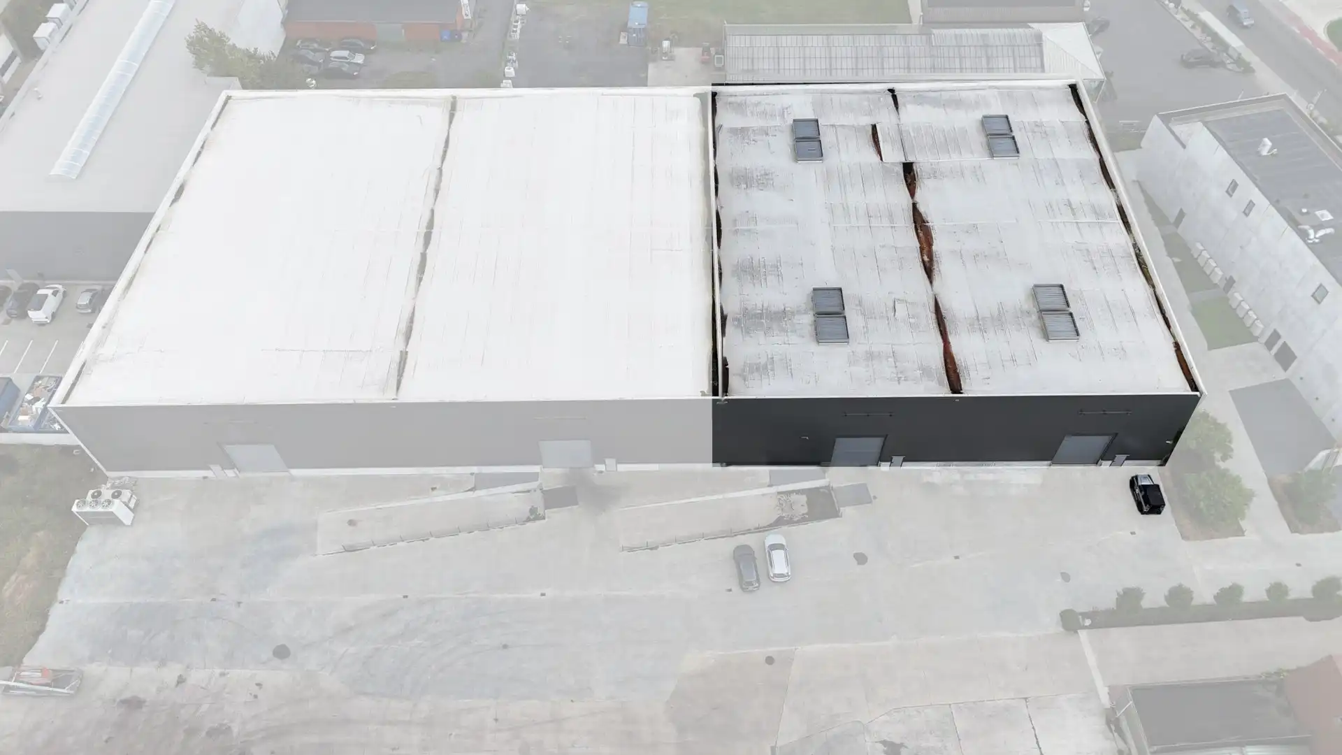 Magazijnruimte met laadkade en 10,5 m vrije hoogte te huur in Roeselare foto 8