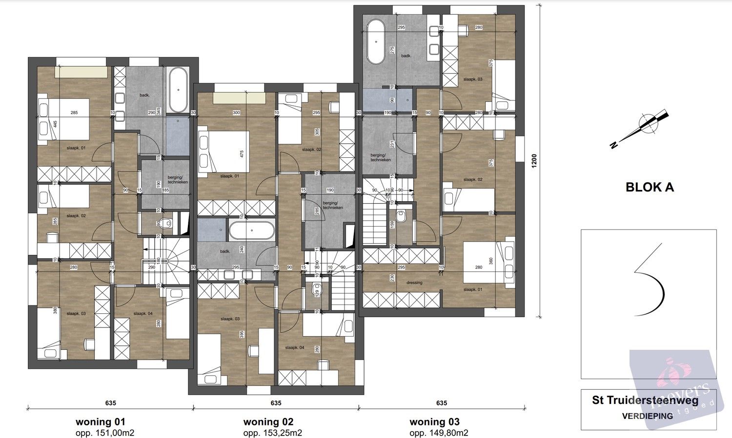 Projectgrond met goedgekeurde vergunning voor 6 moderne woningen – Topligging in Hasselt foto 7