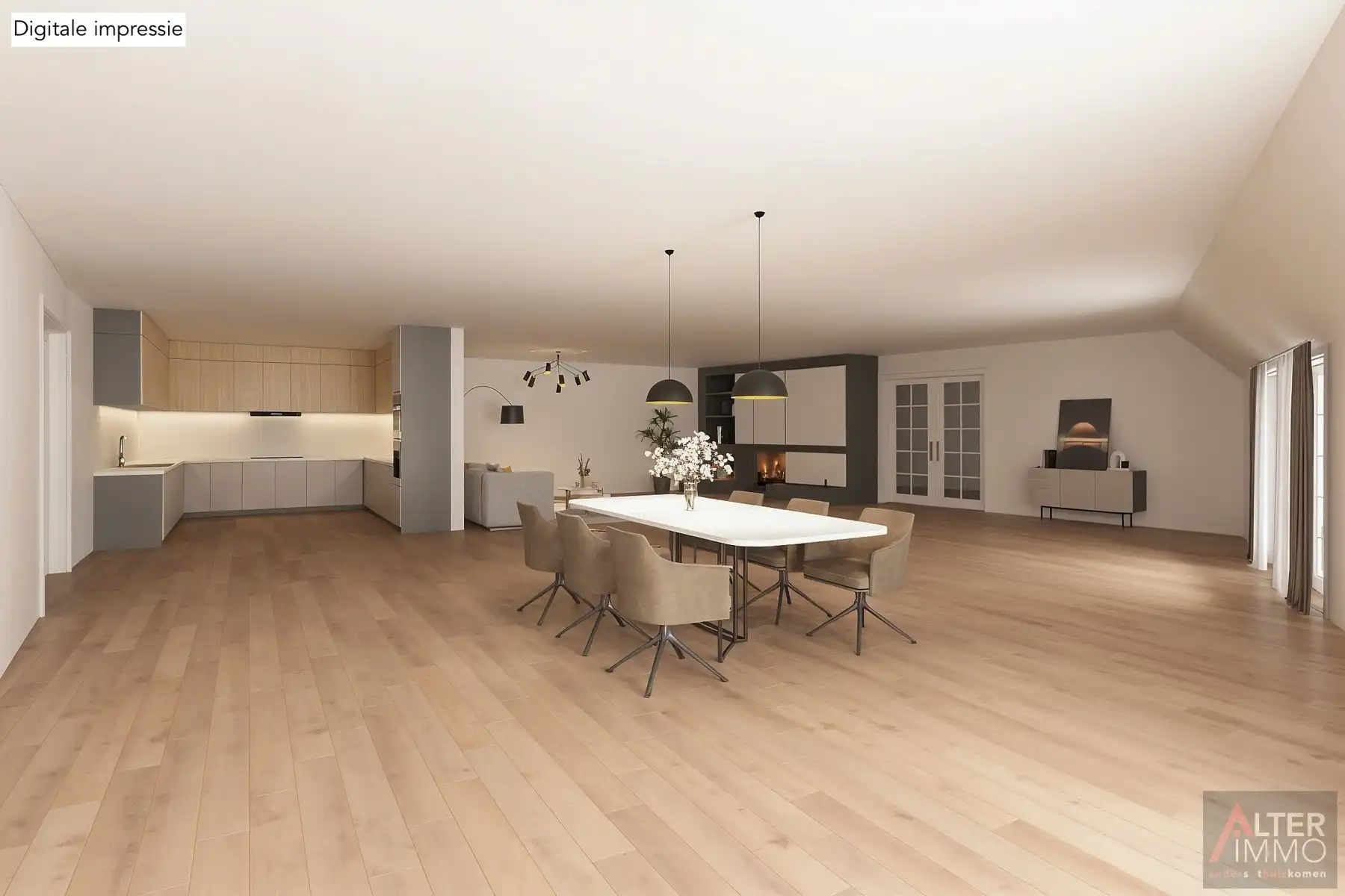 Zéér ruim, te renoveren appartement met 3 slaapkamers! foto 3