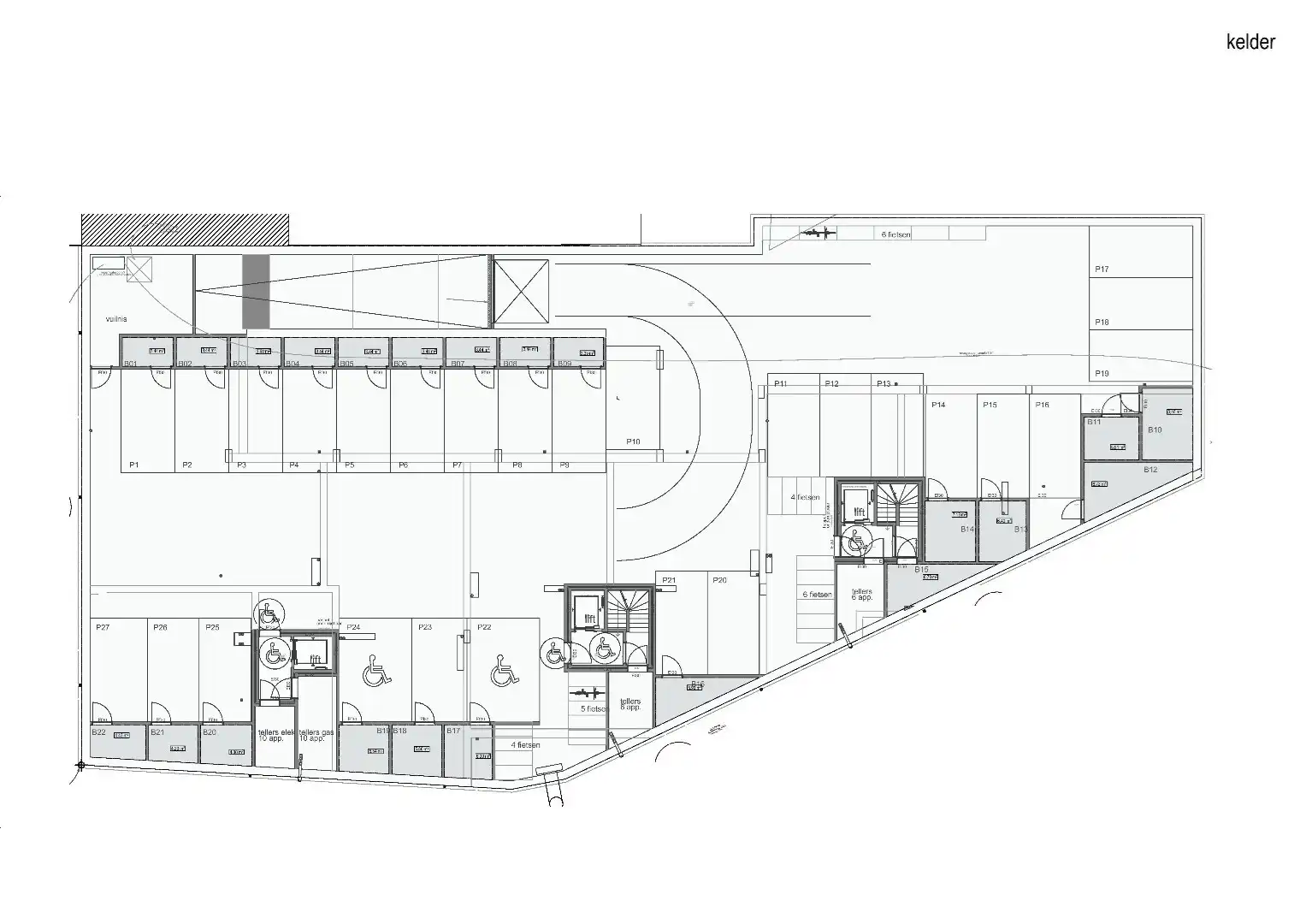 Lichtrijk nieuwbouwappartement met 3 slaapkamers, tuin, terras, kelderberging en 2 autostaanplaatsen - EPC 36 kWh/m² -bewoonbare opp. 115 m²   foto 30