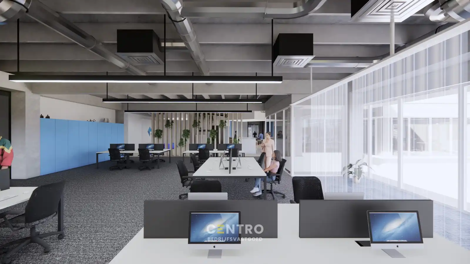 Energiezuinige, vernieuwde SERVICED kantoorruimte met mogelijkheid om een MAGAZIJN (215m²) bij te huren op Ieper Business Park! foto 25