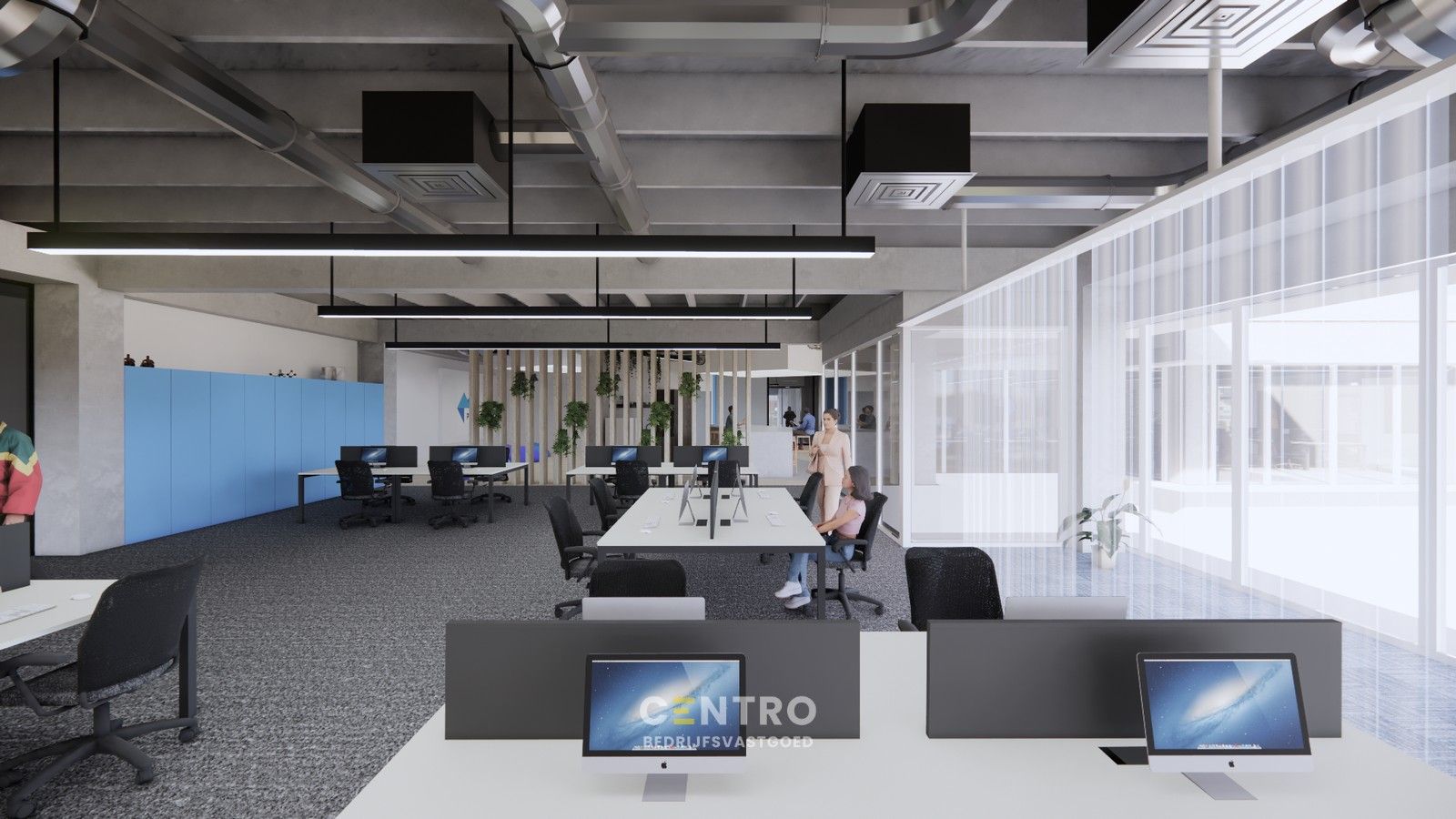 Energiezuinige, vernieuwde SERVICED kantoorruimte met mogelijkheid om een MAGAZIJN (215m²) bij te huren op Ieper Business Park! foto 25