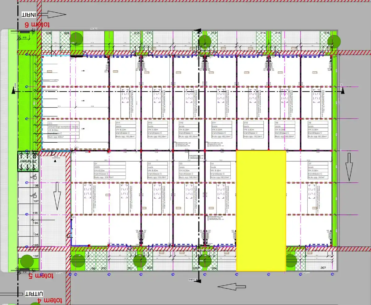 Goed geïsoleerde OPSLAGRUIMTE (240m²) met 2 private parkeerplaatsen voor de deur te Brugge (Sint-Michiels). Op ambachtelijke zone. foto 5