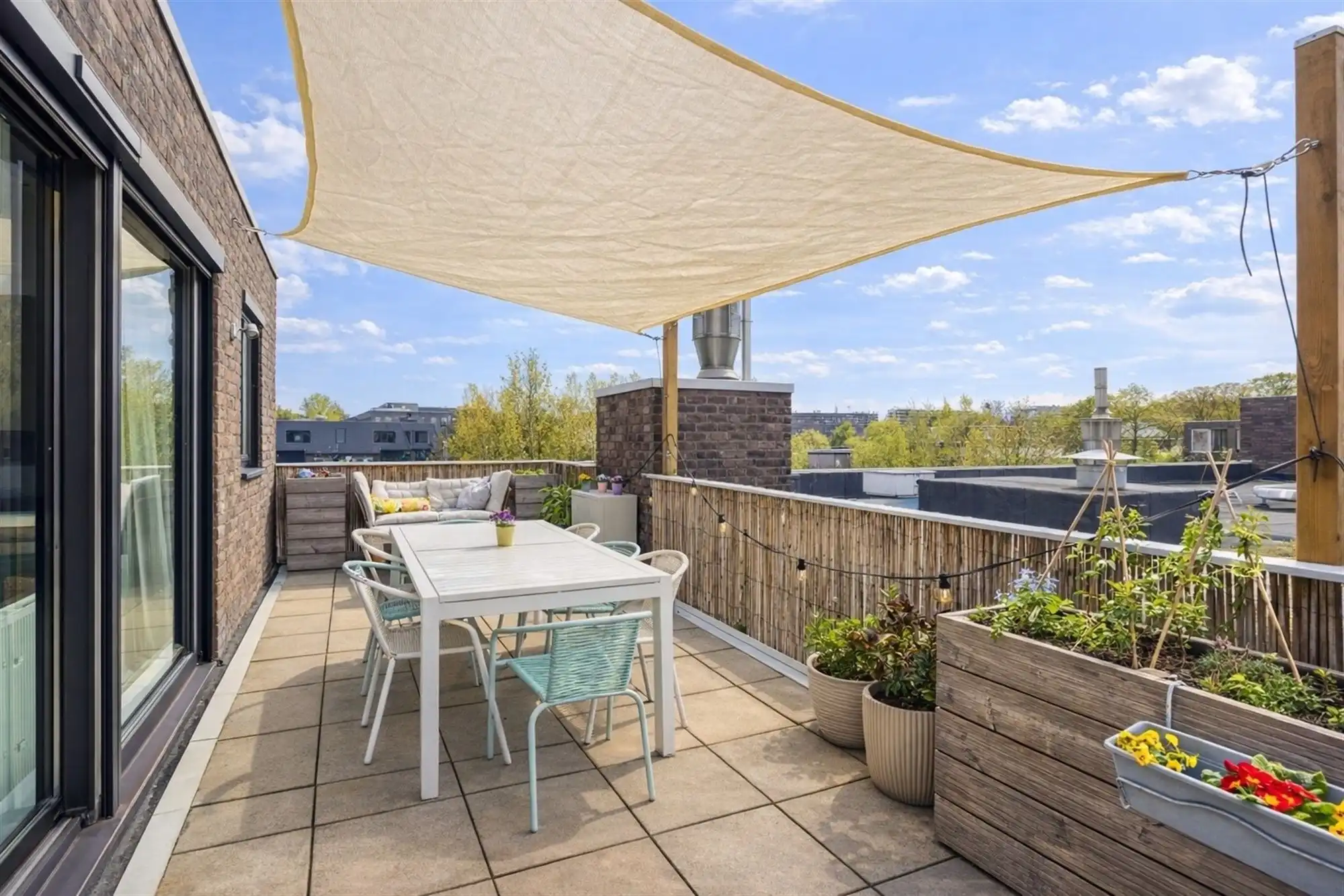 Penthouse met 2 terrassen (40m²) te Pulhof in Berchem foto 9