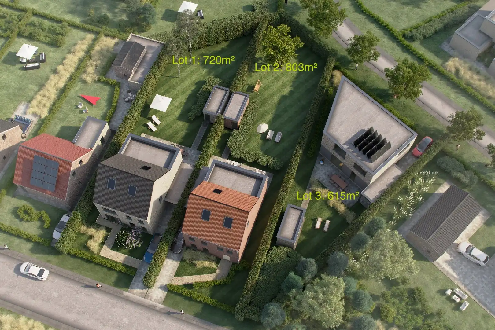 Ruime bouwgrond van 803 m², centraal gelegen in Wezel !  foto {{pictureIndex}}