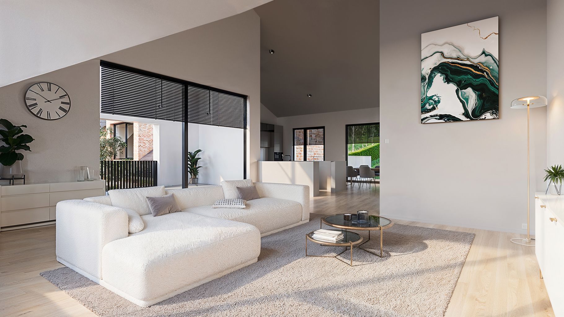 TE KOOP OP PLAN: woning in halfopen verband met lift foto 3