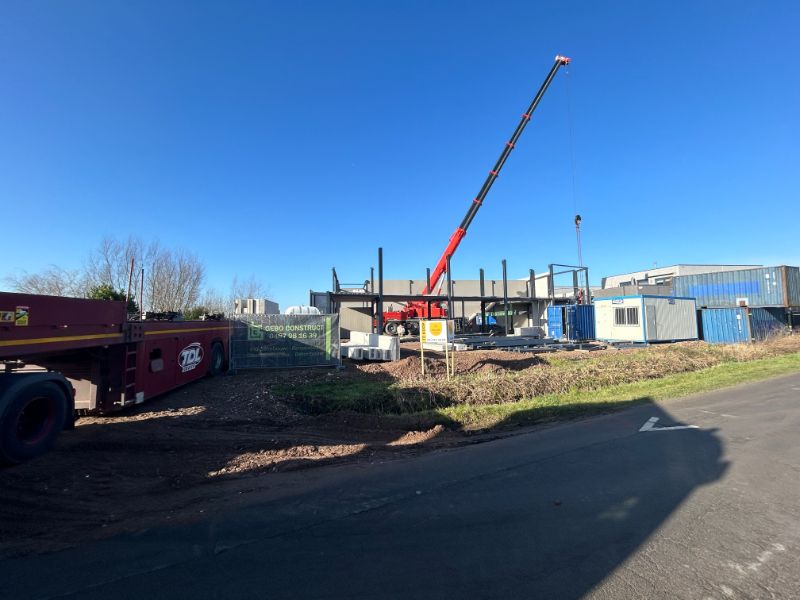 Nieuwbouw KMO units voorzien van kantoren, parkeergelegenheid - Sleidinge foto 4