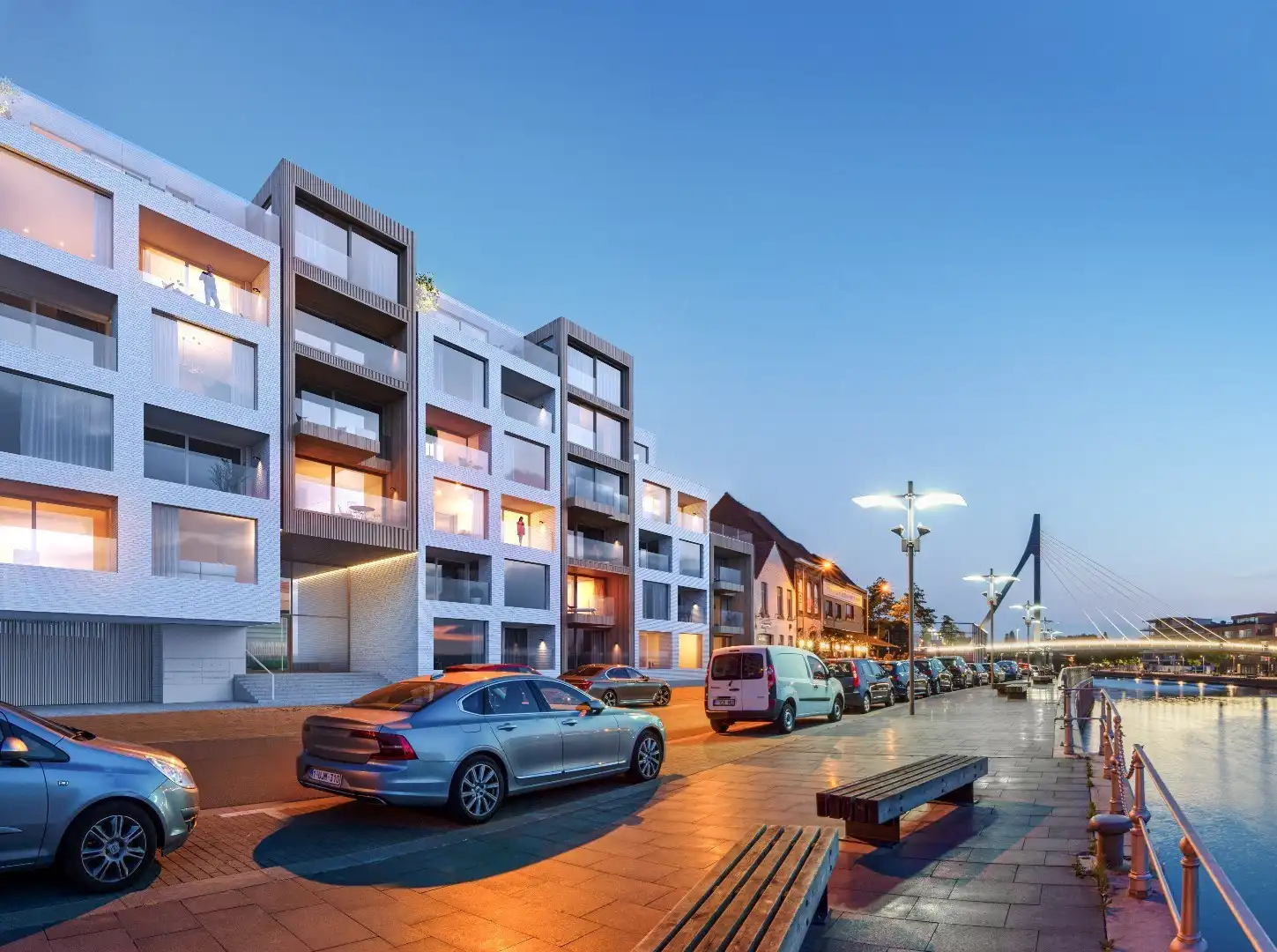 Verhuurd Appartement ( 93,1 m²) aan de Leie met 2 kamers en een terras (van 5,2 m²) foto 8