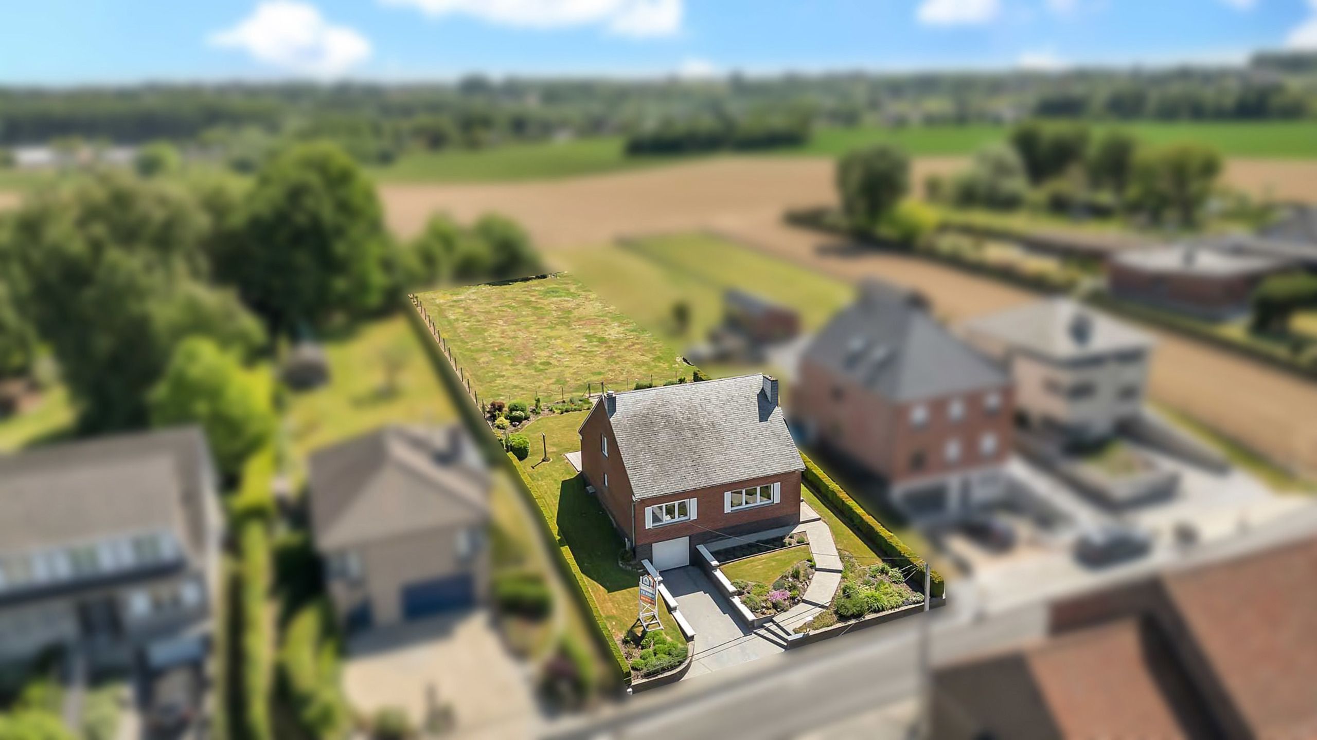 Hoofdfoto van de publicatie: Open bebouwing (15 are) op prachtige locatie te Lennik 