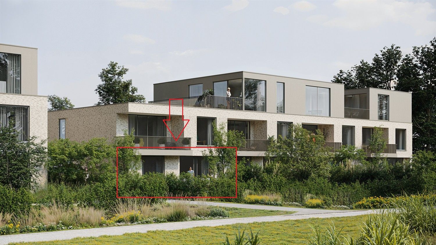 Gelijkvloers appartement in een prachtige parkomgeving foto {{pictureIndex}}