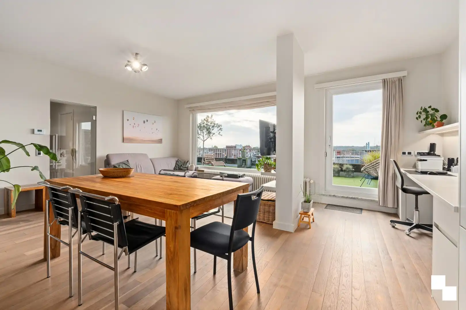 Dakappartement met 2 slaapkamers en dubbel terras - Roeselare foto 6
