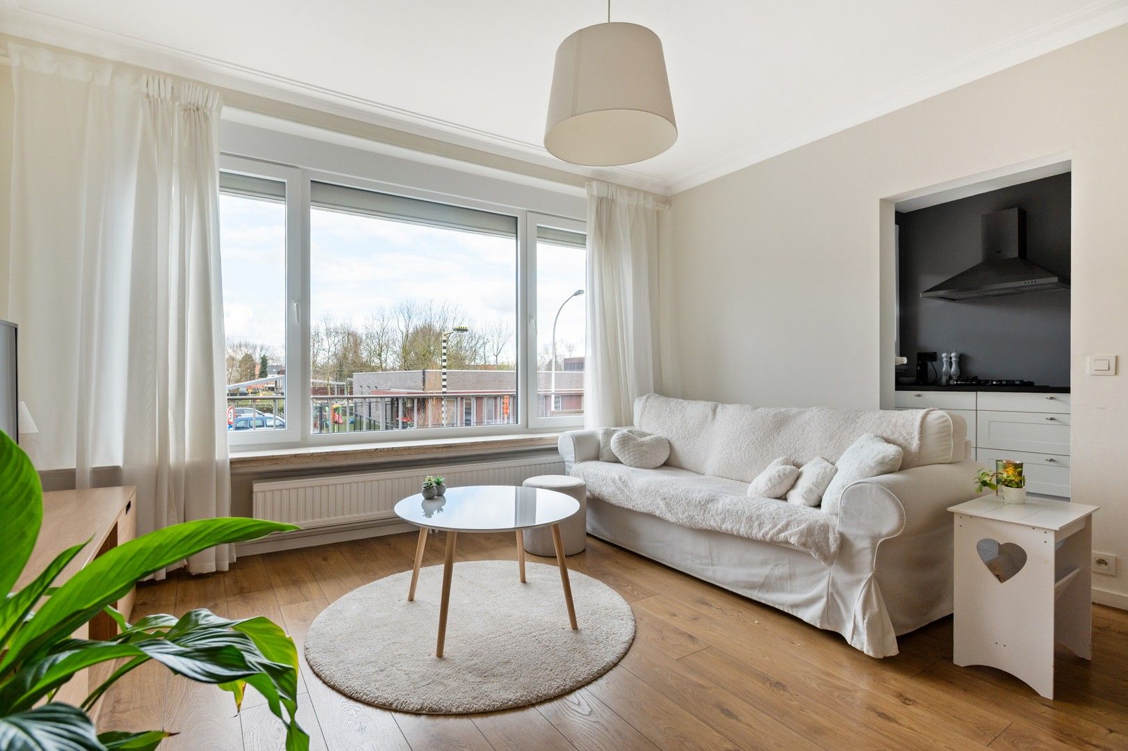 Knap app (EPC B) in doodlopende straat in centrum Burcht foto 3