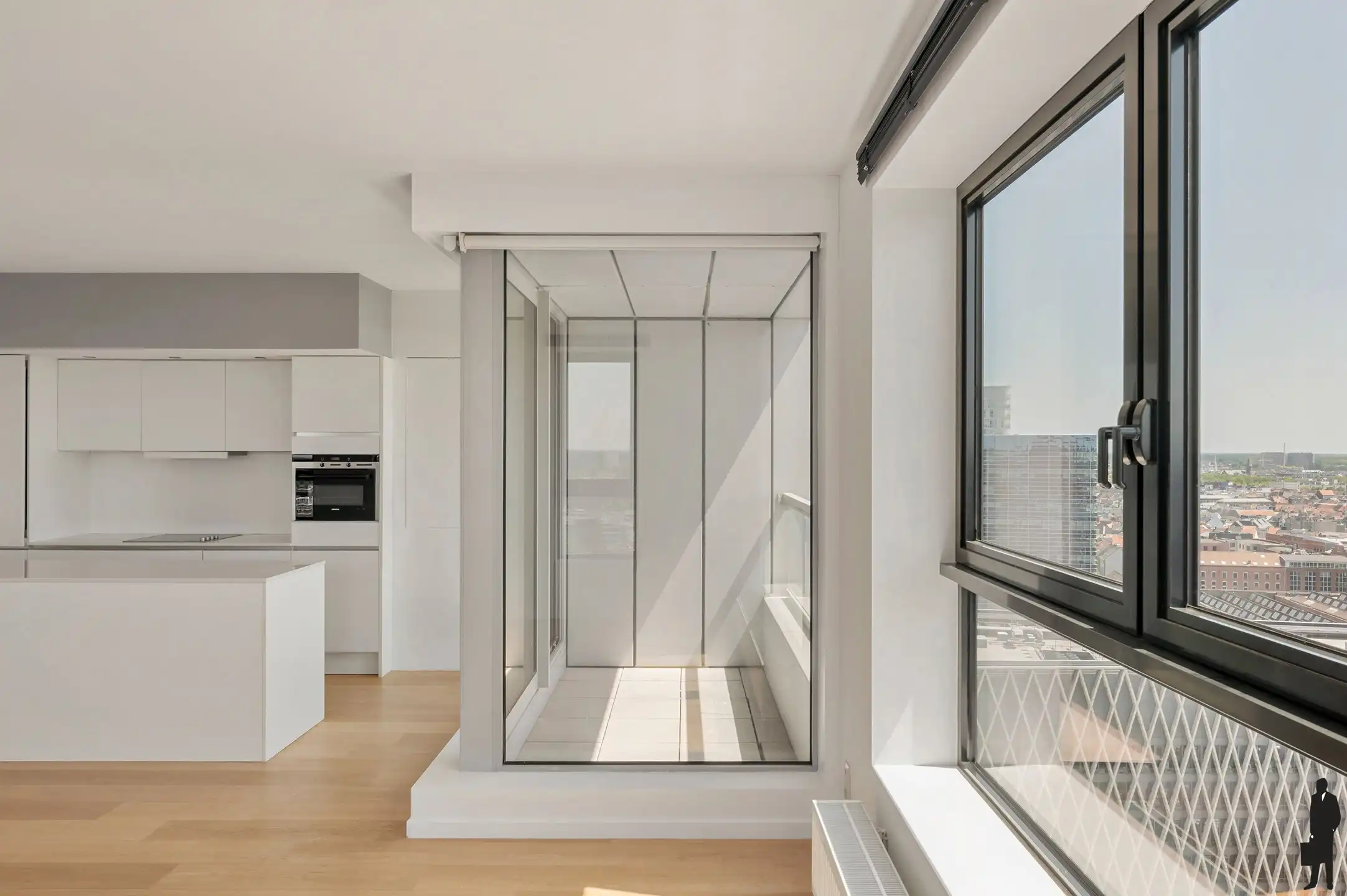 Exclusief wonen met adembenemend panoramisch uitzicht in hartje Antwerpen foto 7