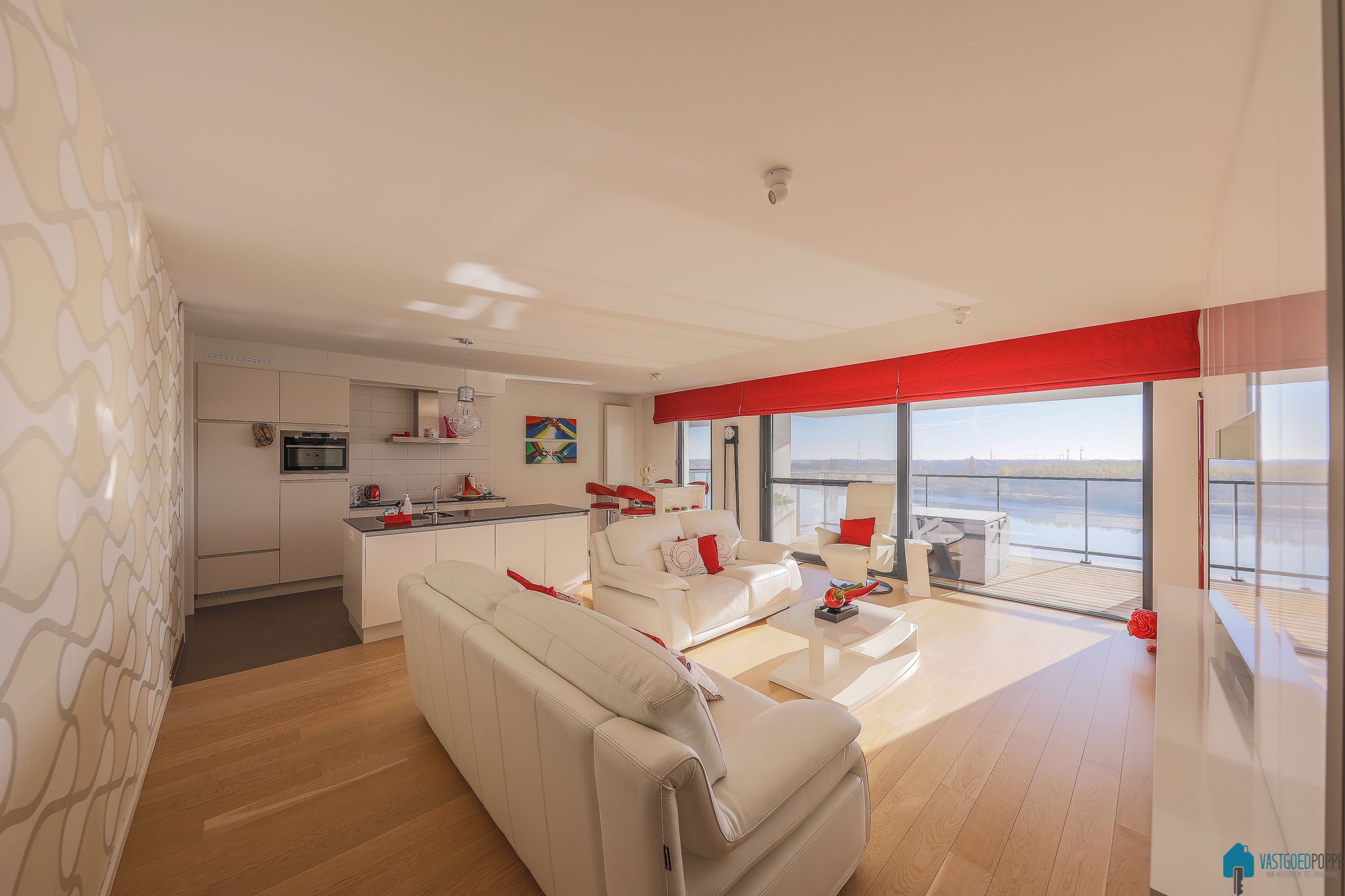 Appartement met terras zicht op de Schelde foto 9