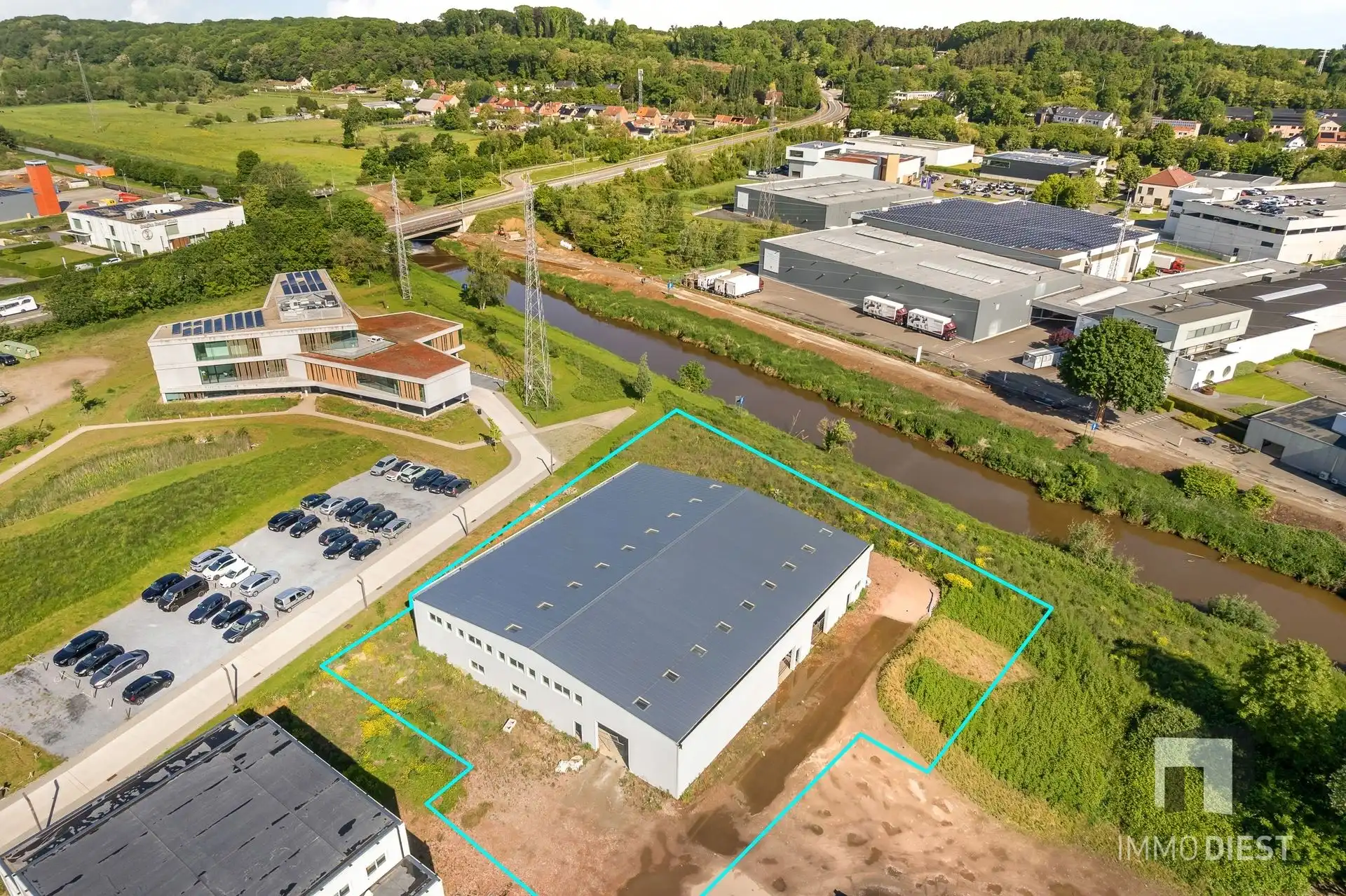 Nieuwbouw loods in KMO-zone Diest foto 32