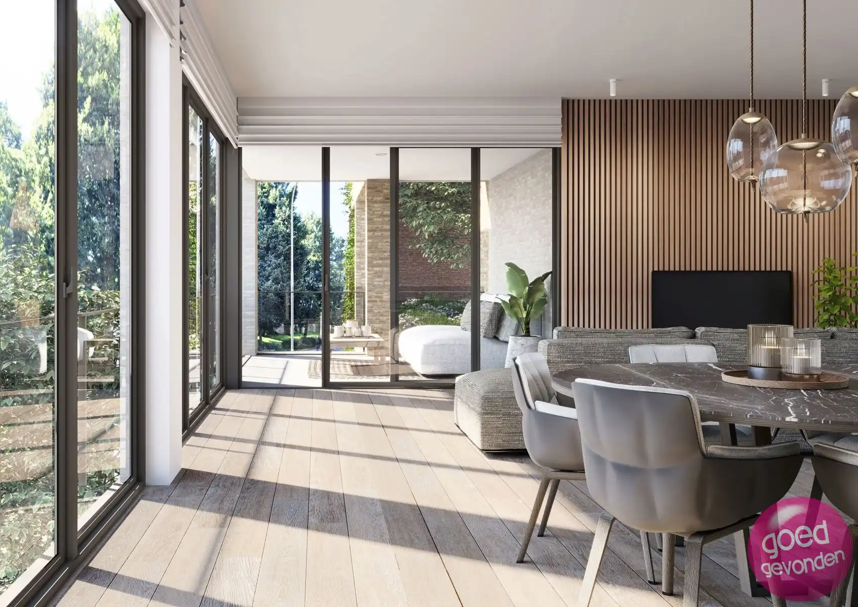 Nieuwbouwproject - stadsrand - mooie terrassen  foto 9