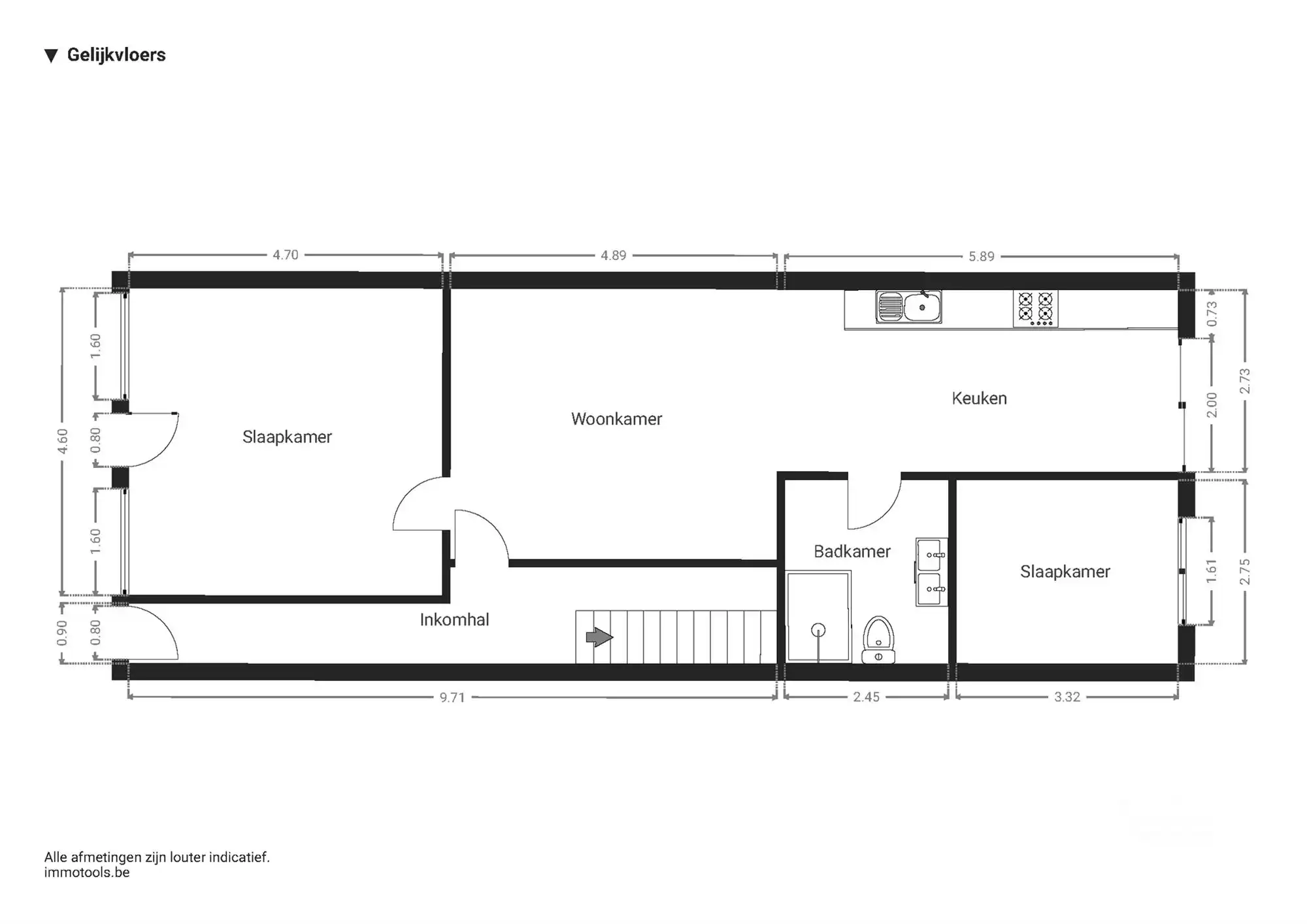 Handelshuis  met 4 woonentiteiten en tuin foto 13