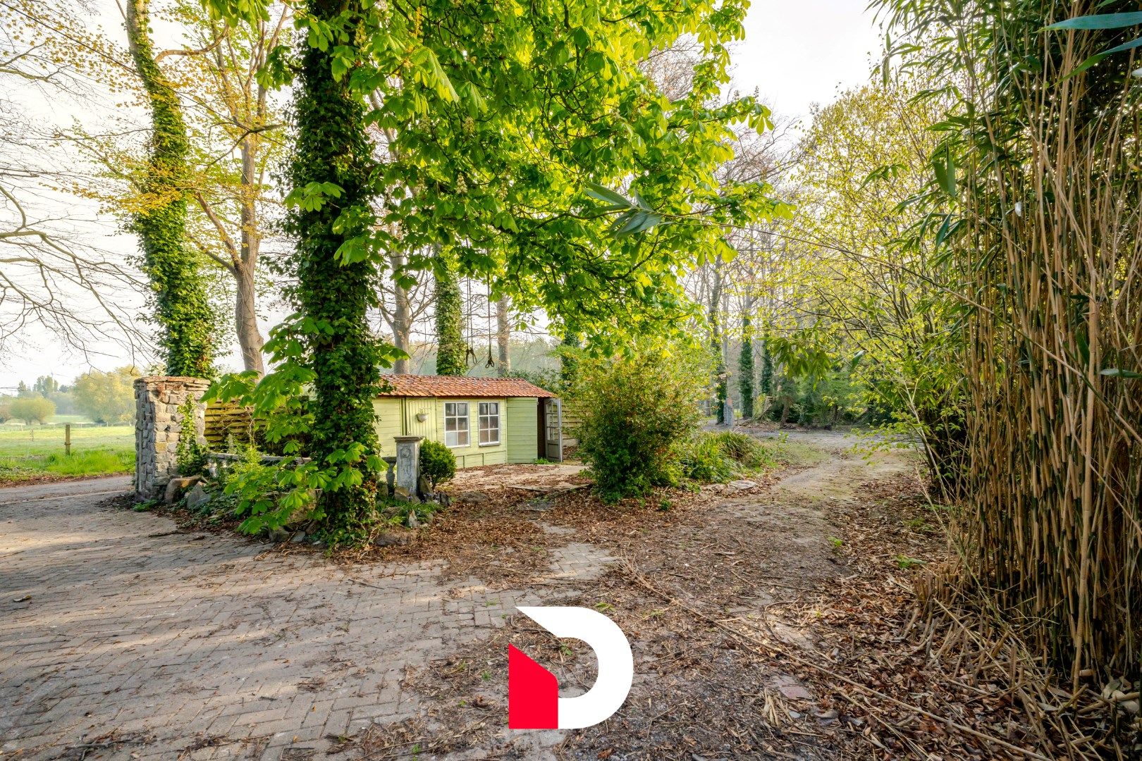 Uniek perceel van 6.448 m² met te renoveren woonst aan Merkenveld bos te Zedelgem  foto 15