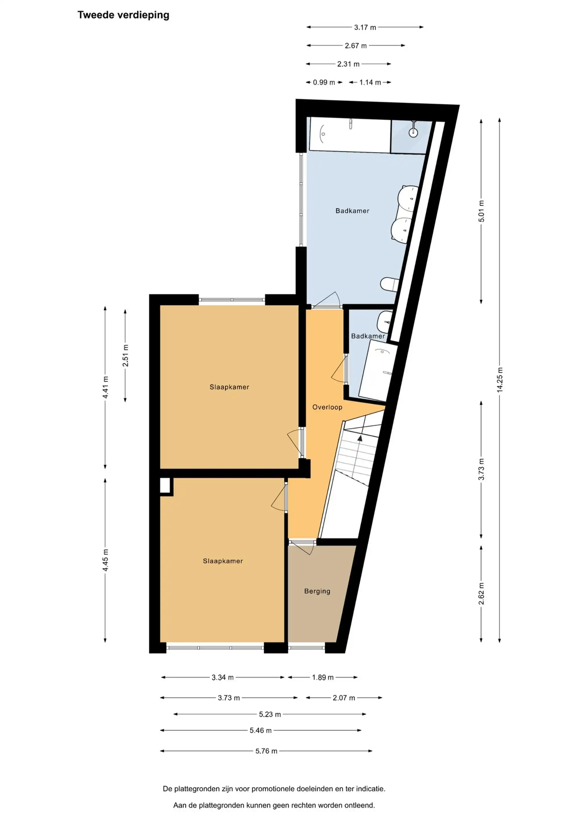 Triplexappartement (160 m²) met privé-ingang foto 58
