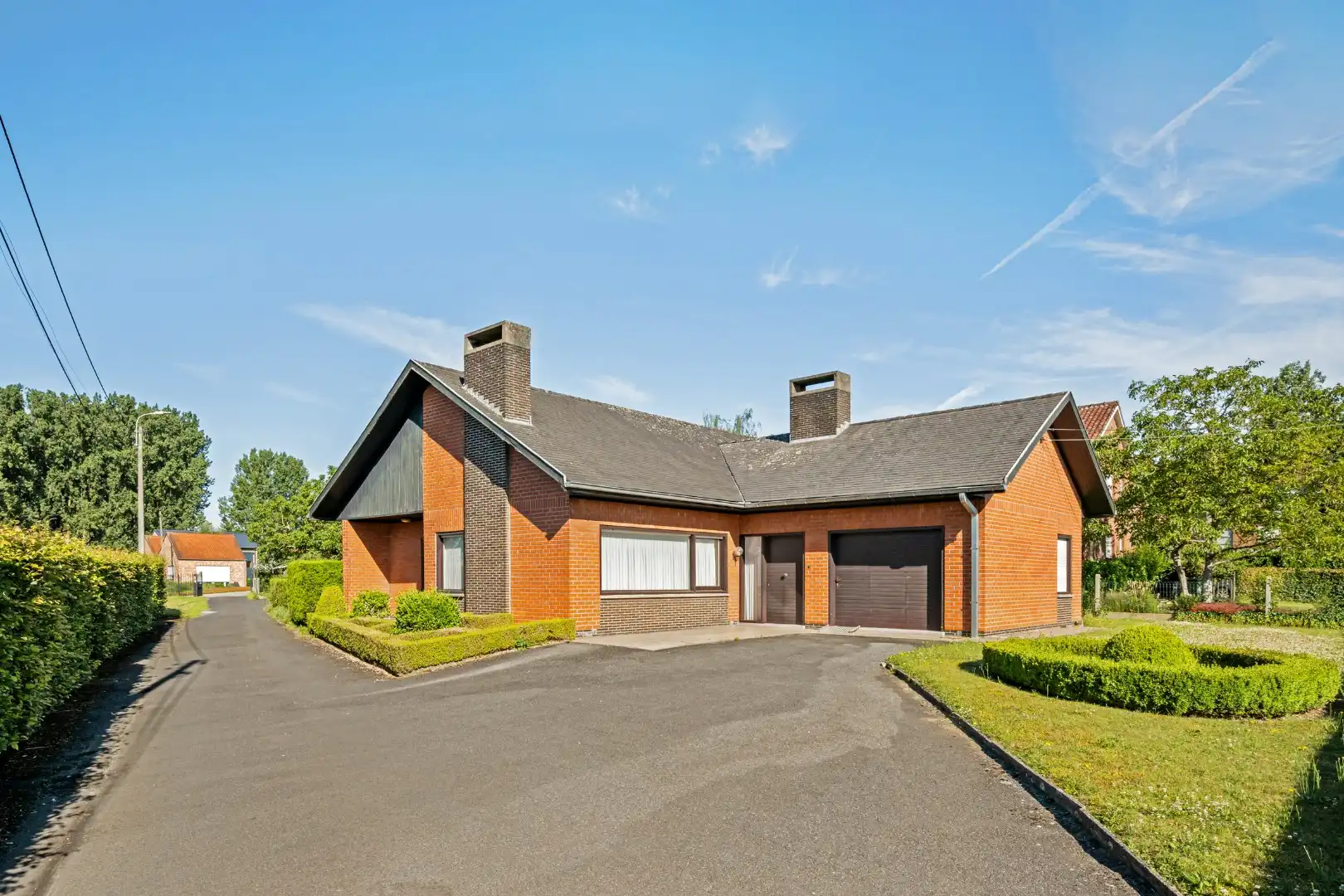 Hoofdfoto van de publicatie: Alleenstaande woning met 3 slaapkamers op een groot zuidgericht perceel in Gullegem