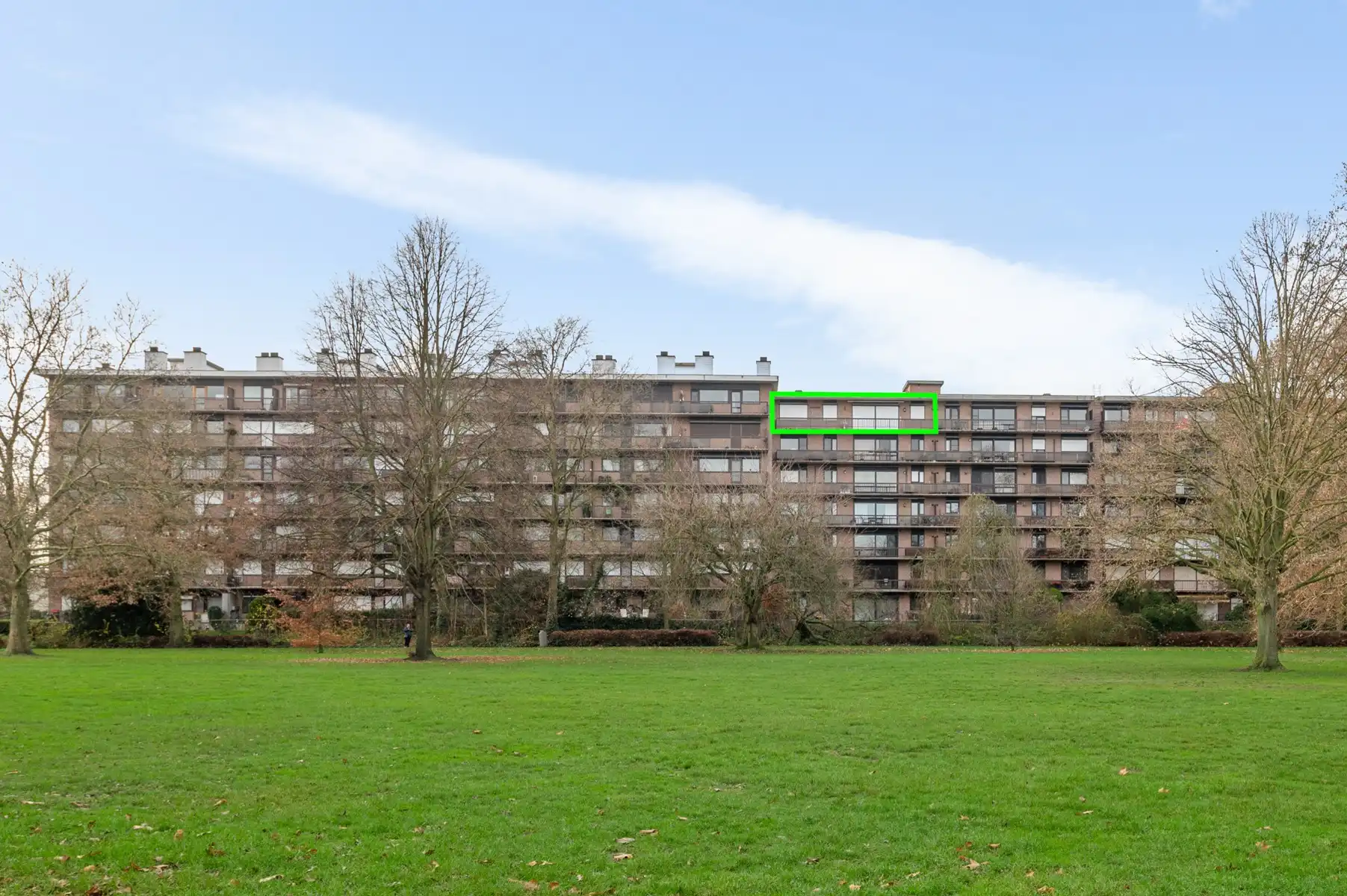 Hoofdfoto van de publicatie: Lichtrijk appartement met panoramisch parkzicht en terras