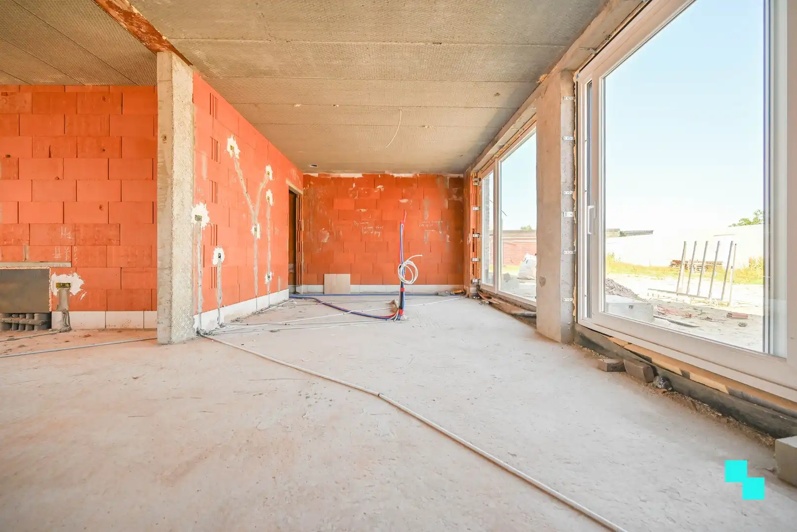 Halfopen nieuwbouwwoning in Markegem foto 8